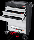 Dulap de scule BASIC Line echipat cu 128 piese