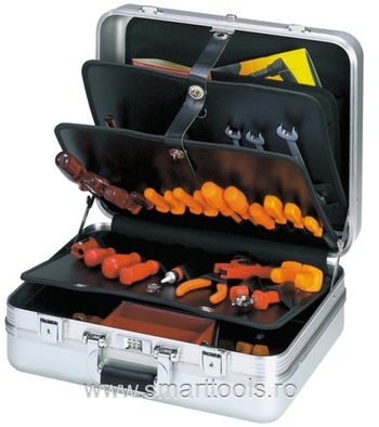 Geanta scule Aluminiu DE LUXE R7 TOP PTS