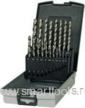 Set burghie DIN 338, 19 piese Set burghie DIN 338, 19 piese
