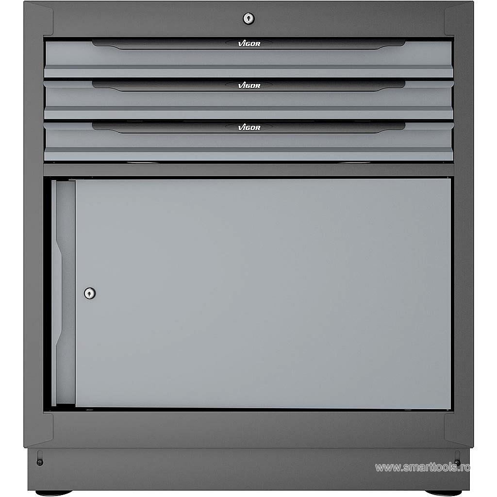 Dulap inferior cu sertare, cu 3 sertare XL Dulap inferior cu sertare, cu 3 sertare XL