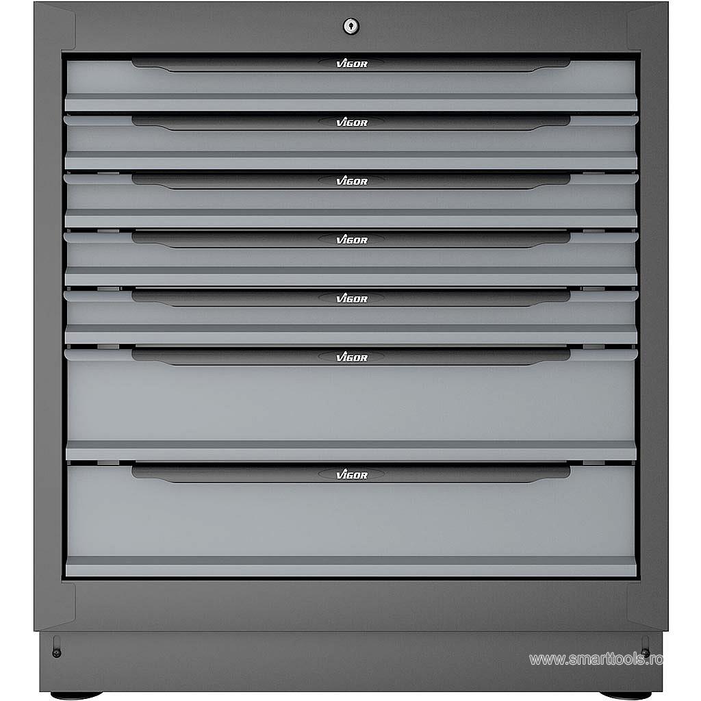 Dulap inferior cu sertare, cu 7 sertare, XL Dulap inferior cu sertare, cu 7 sertare, XL