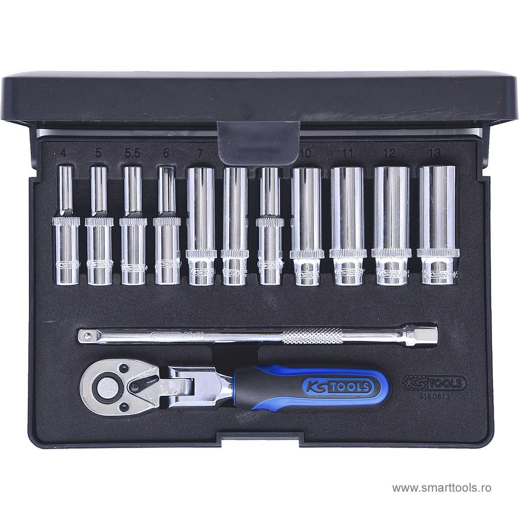 set-chei-tubulare-lungi-1-4-13-piese-ks-tools