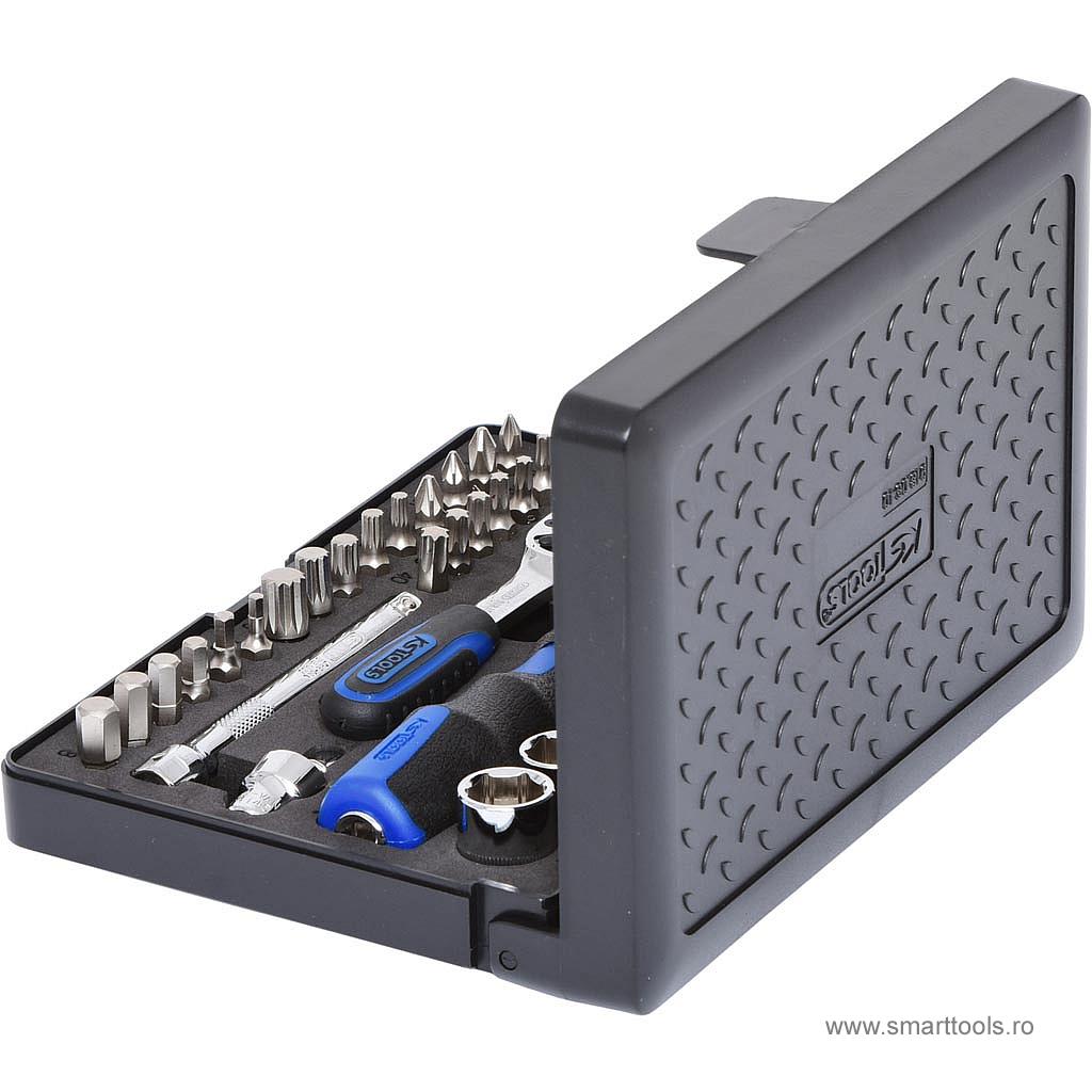 set-chei-tubulare-1-4-40-piese-ks-tools set-chei-tubulare-1-4-40-piese-ks-tools