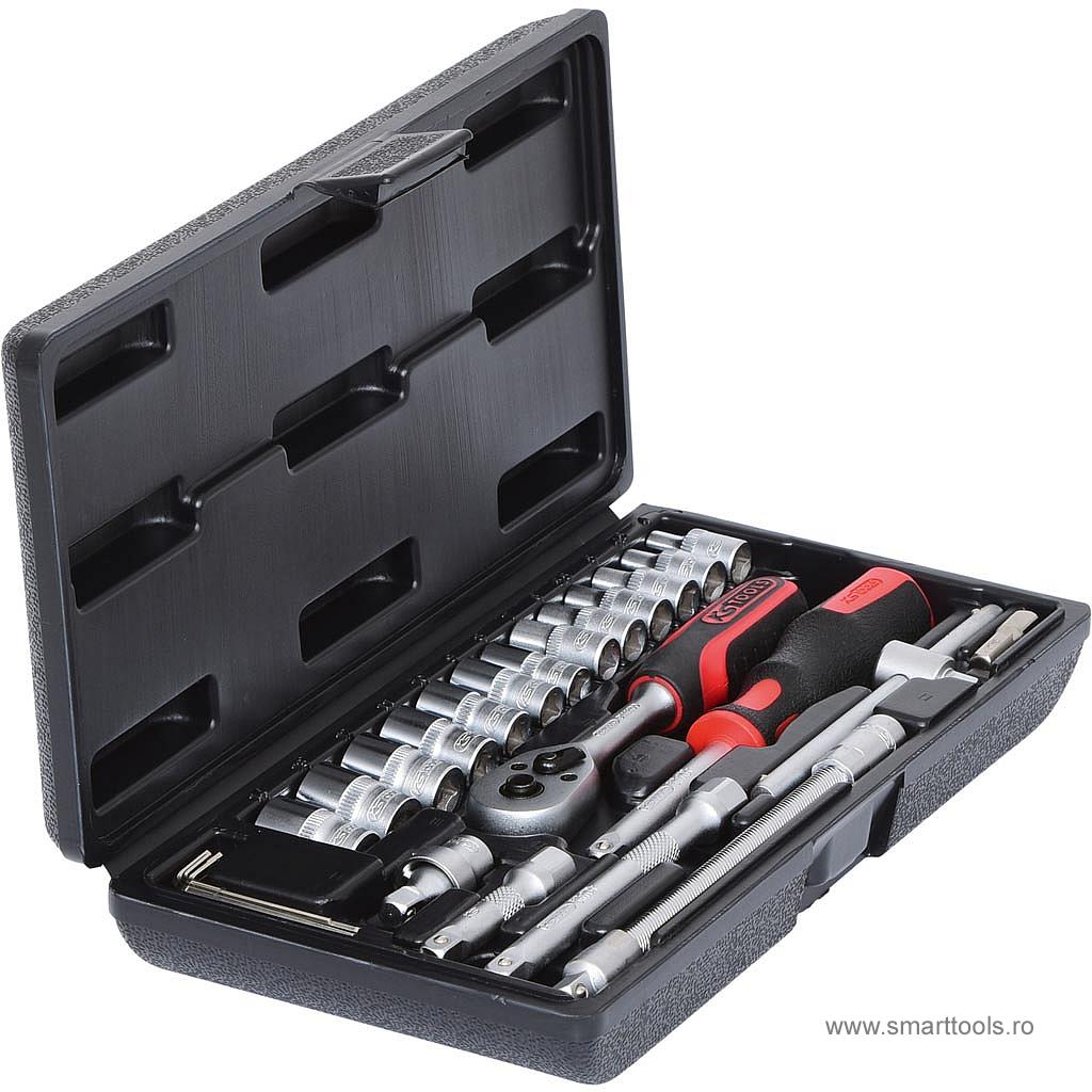 set-chei-tubulare-1-4-25-piese-ks-tools