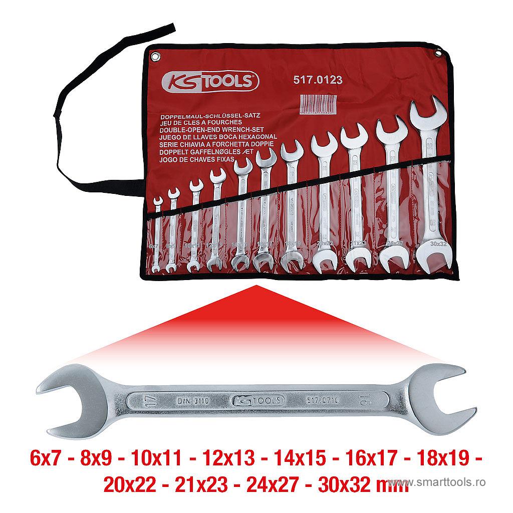 set-chei-fixe-11-piese-ks-tools