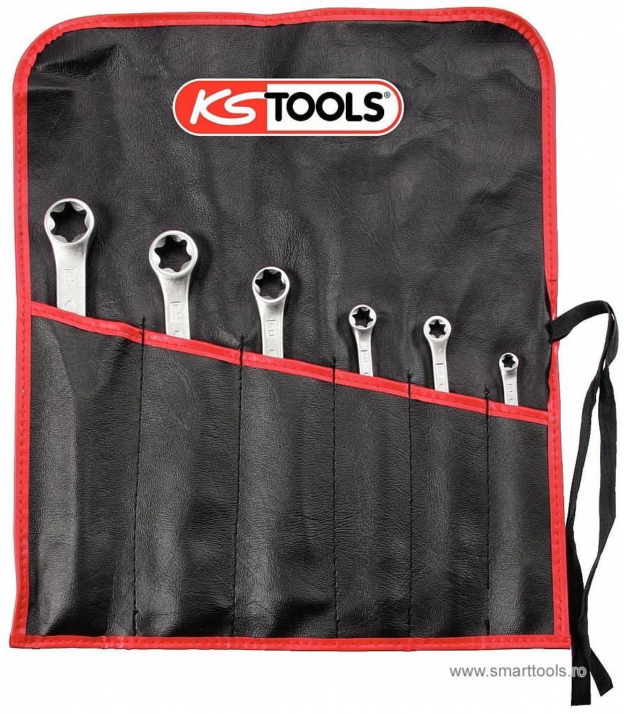 Set chei inelare TORX E, Ks Tools