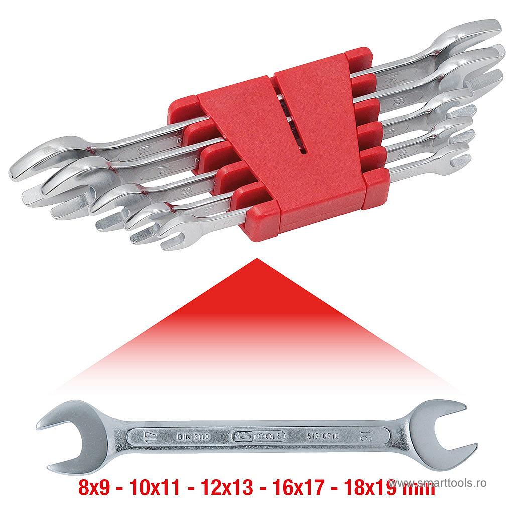 set-chei-fixe-duble-5-piese-ks-tools