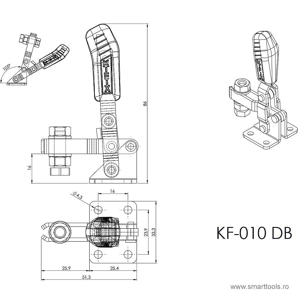 clema-verticala-de-fixare-kifix-kf-010-db clema-verticala-de-fixare-kifix-kf-010-db