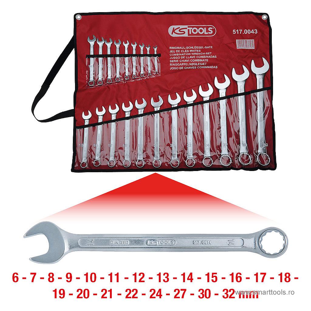 set-chei-combinate-21-piese-ks-tools set-chei-combinate-21-piese-ks-tools