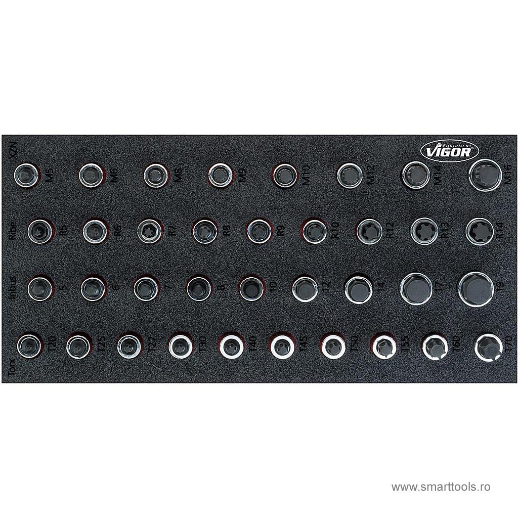 Set de capete de surubelnita, 36 piese