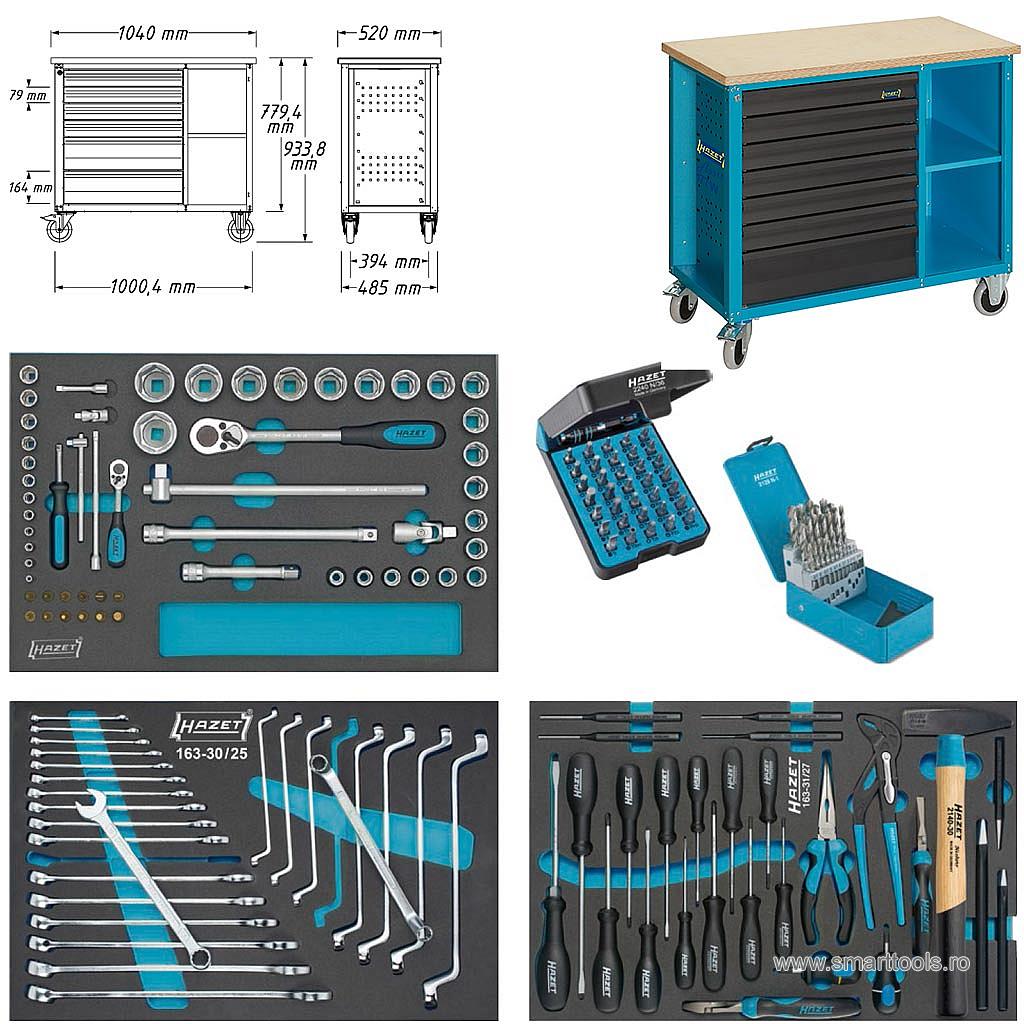 banc-de-lucru-pe-role-cu-7-sertare-si-169-piese