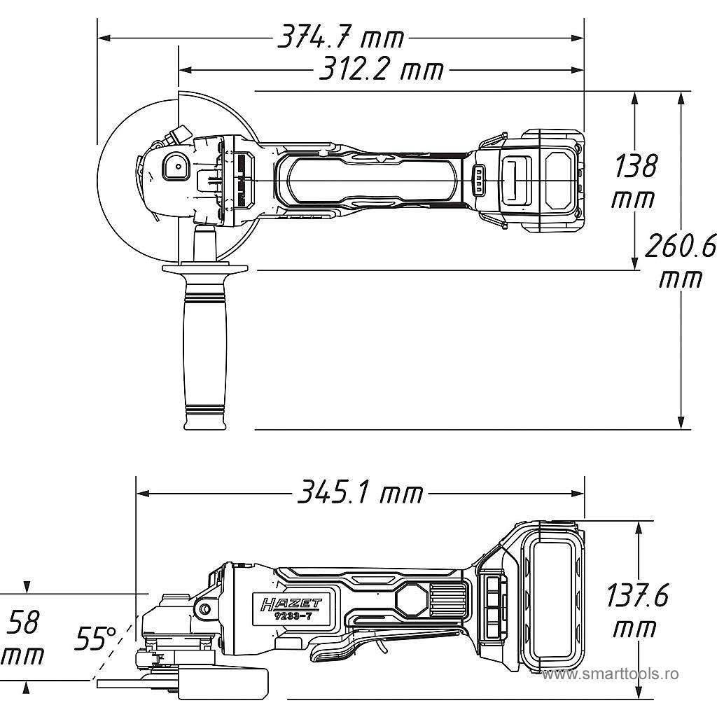 polizor-unghiular-cu-acumulator-3-piese-hazet