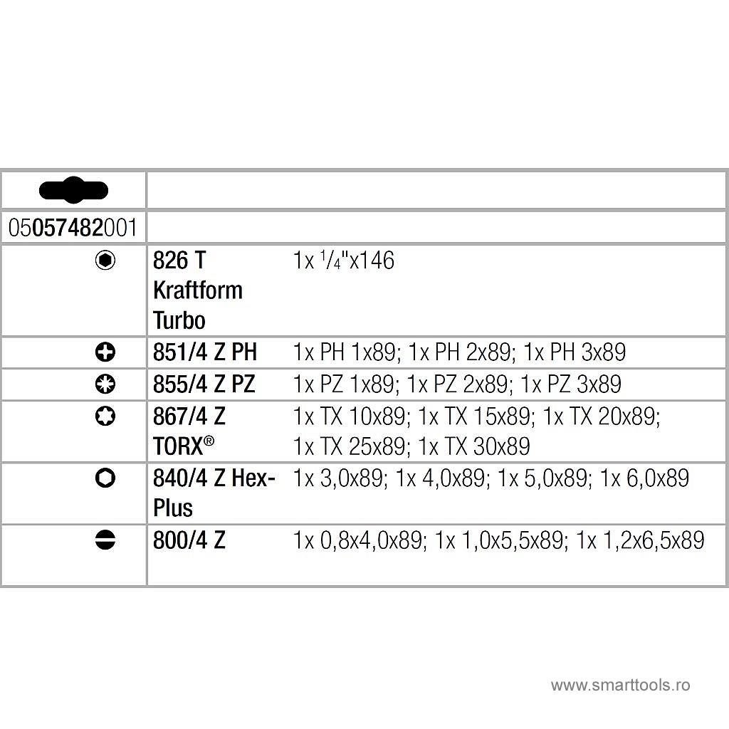 set-biti-kraftform-kompakt-turbo-1-19-piese