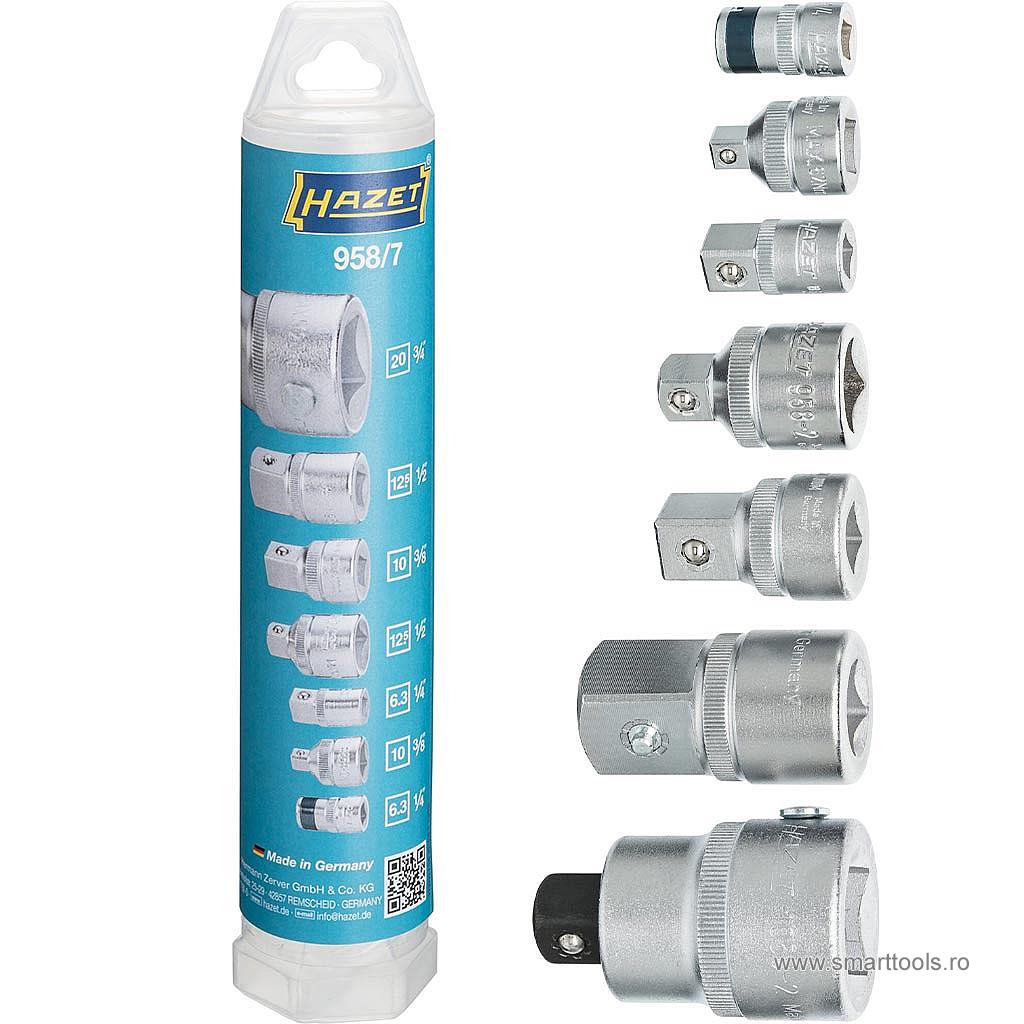 Set de adaptoare Hazet, 7 piese