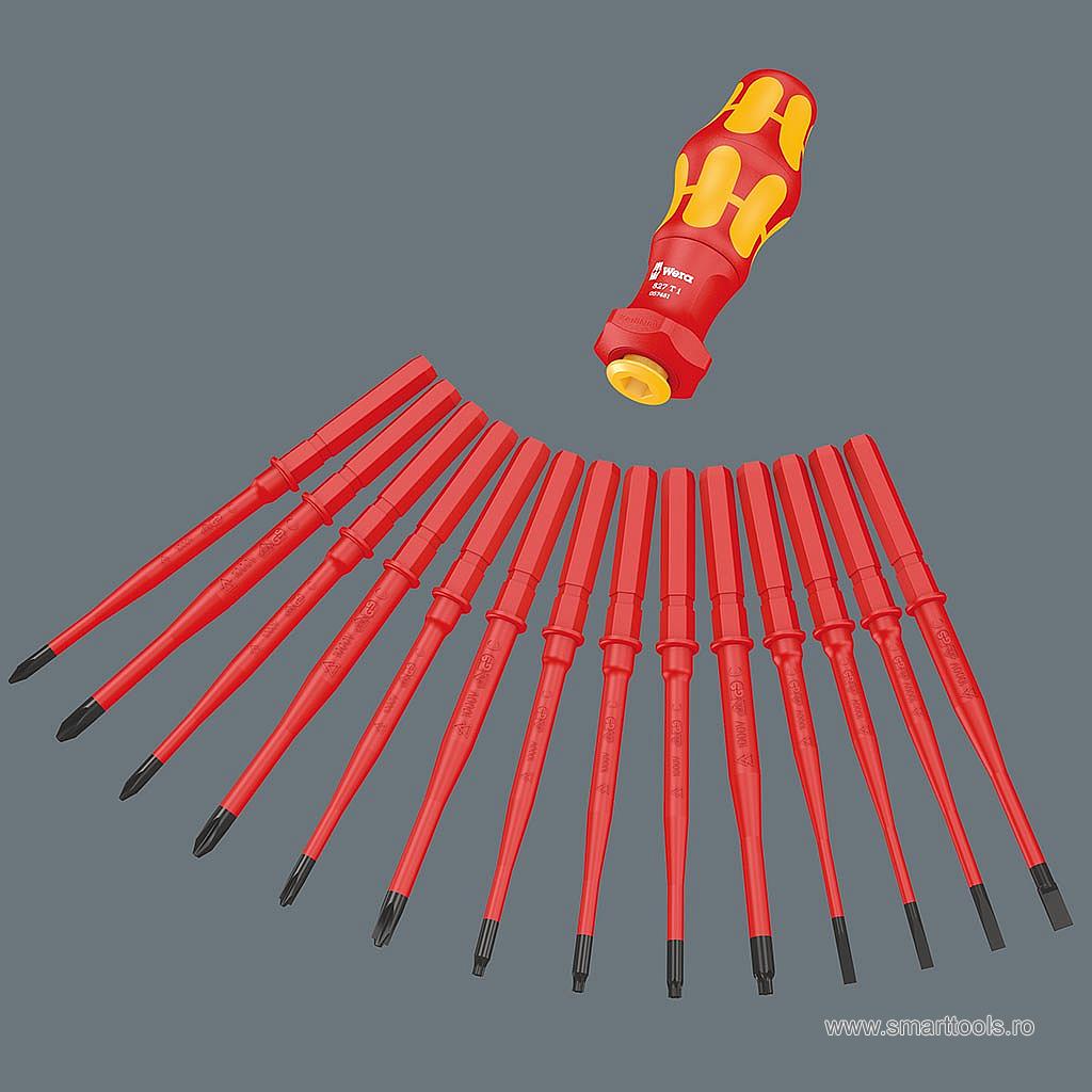 set-maner-surubelnita-turbo-cu-16-lame-interschimbabile-wera