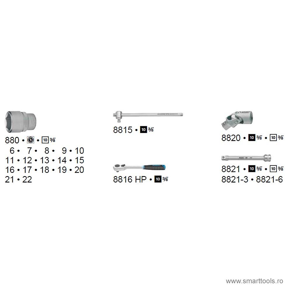 set-chei-tubulare-profesionale-3-8-22-piese-hazet
