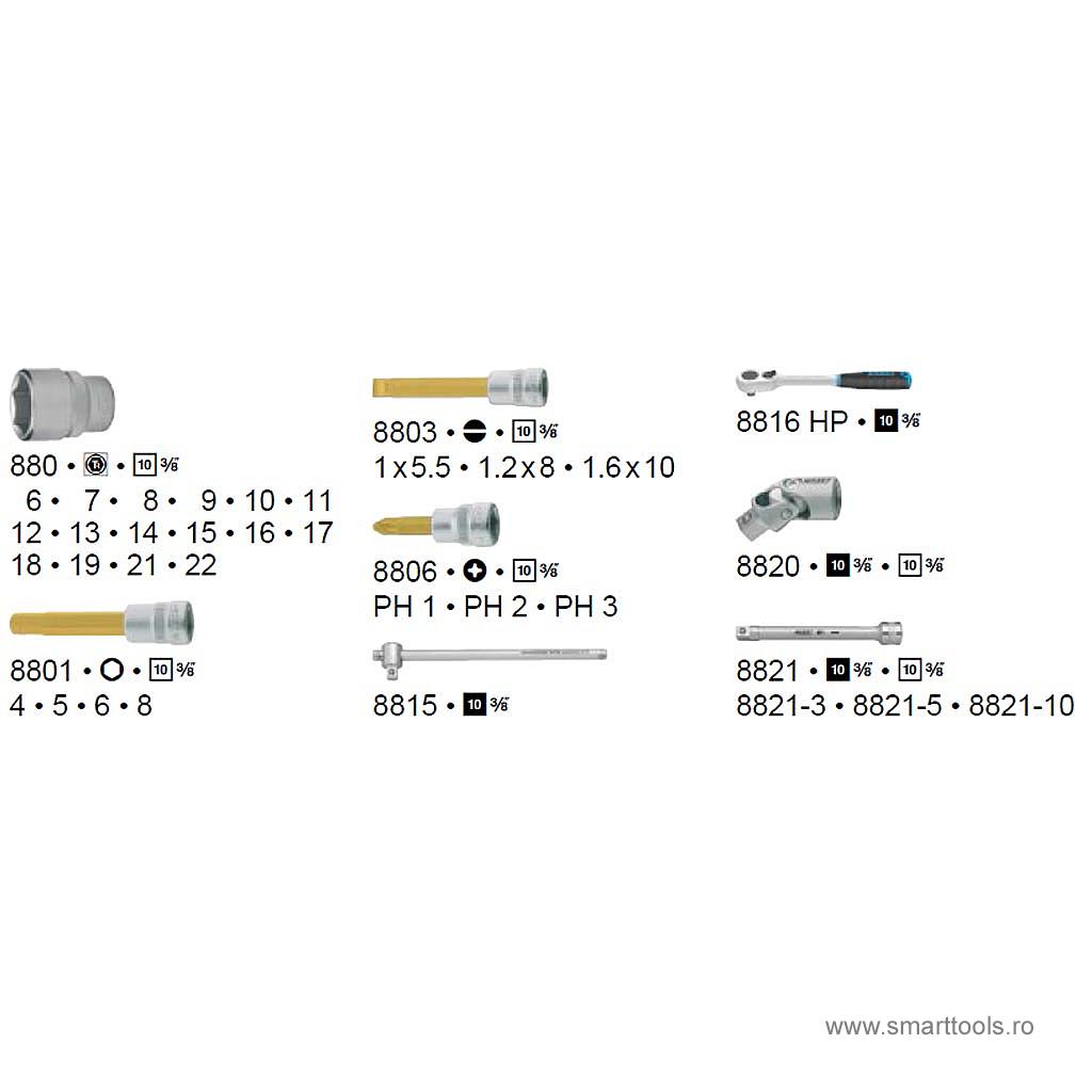 set-chei-tubulare-profesionale-3-8-32-piese-hazet