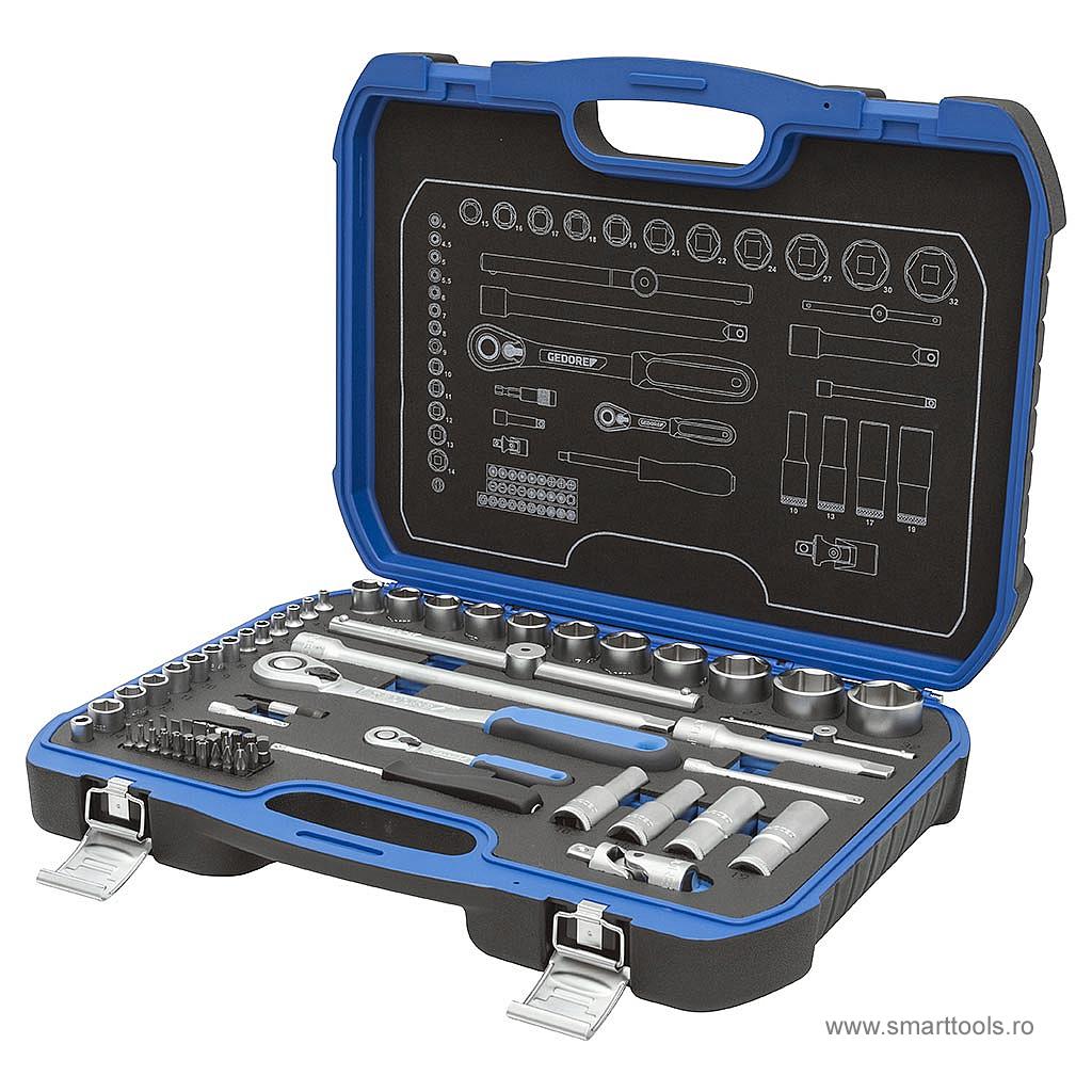 set-chei-tubulare-1-4-1-2-69-piese-gedore set-chei-tubulare-1-4-1-2-69-piese-gedore