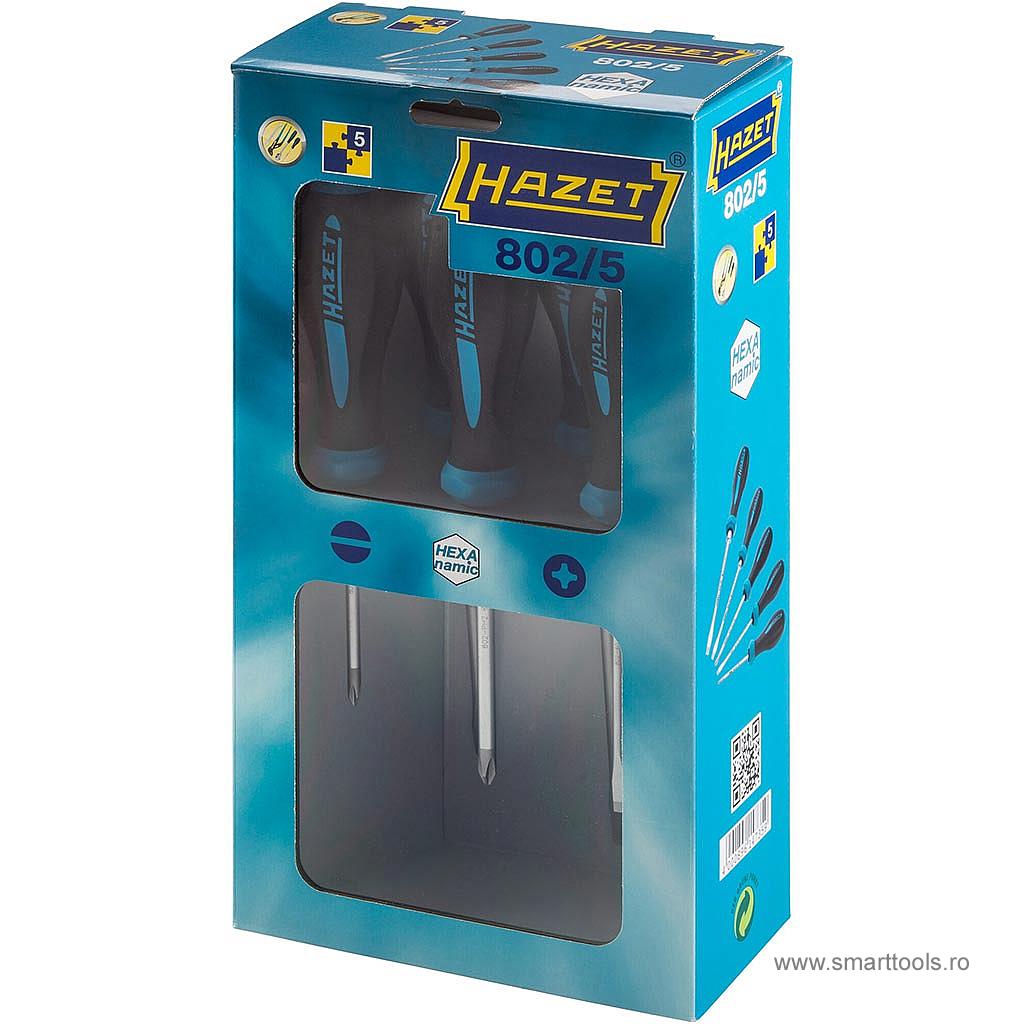 set-surubelnite-hexanamic-5-piese-hazet