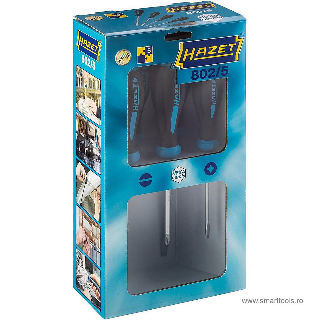 set-surubelnite-hexanamic-5-piese-hazet