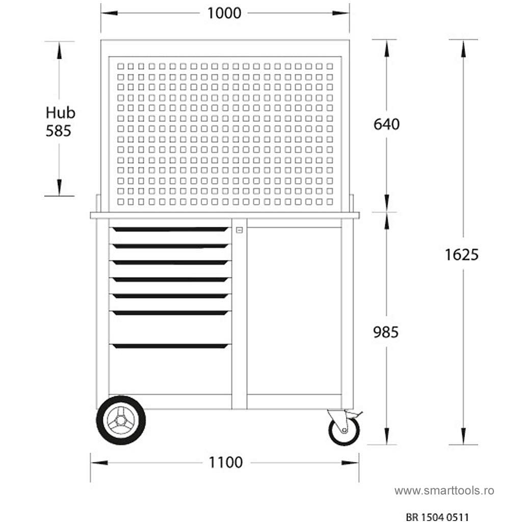 banc-de-lucru-mobil-cu-7-sertare-si-1-usa-panou-pentru-scule banc-de-lucru-mobil-cu-7-sertare-si-1-usa-panou-pentru-scule