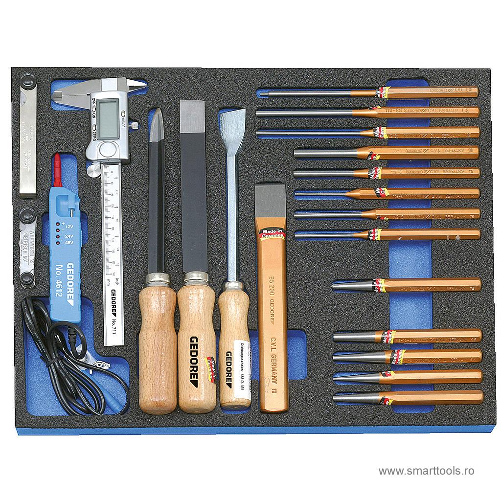 Set de scule profesionale, 21 piese, Gedore