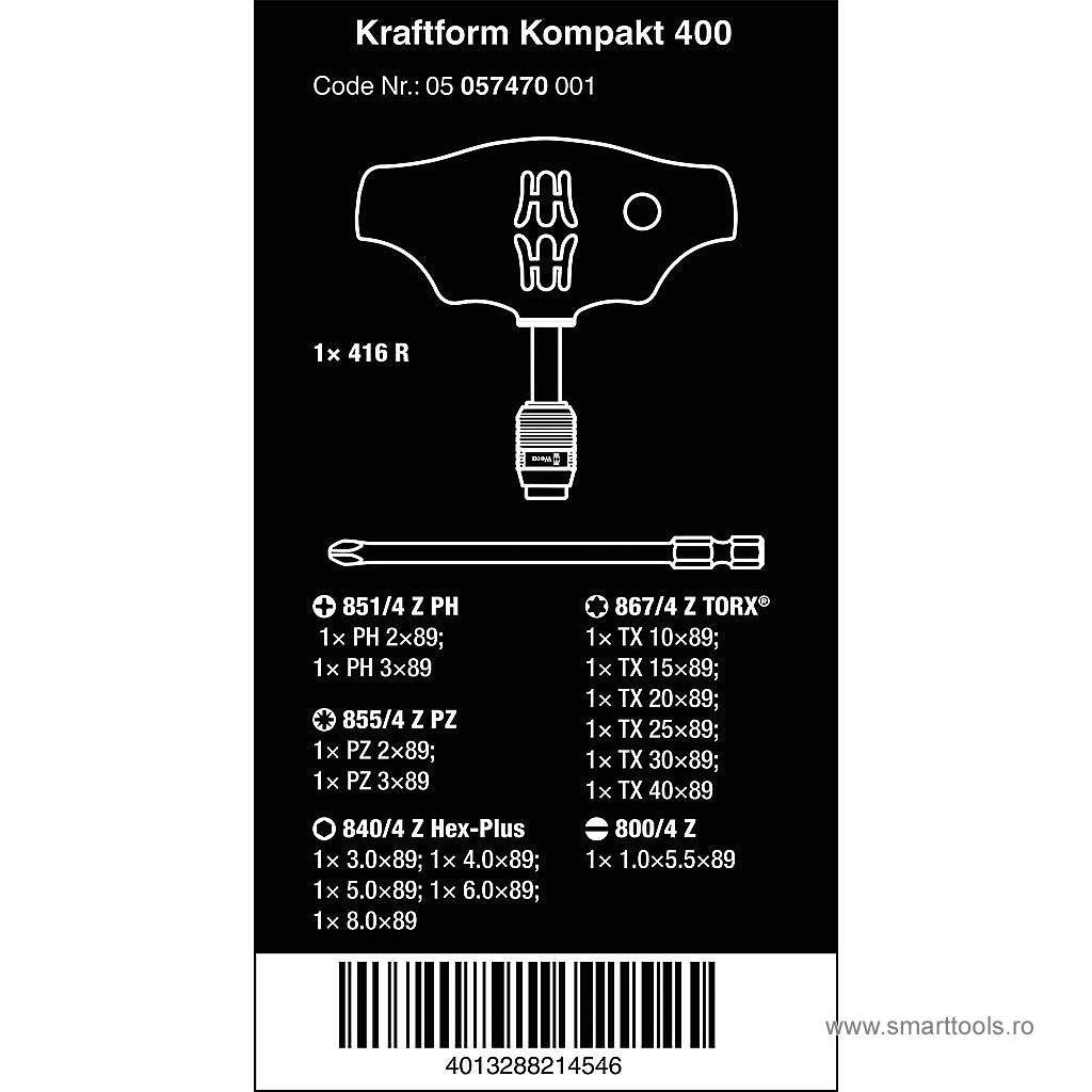 set-de-biti-cu-maner-t-kraftform-kompakt-400-17-piese