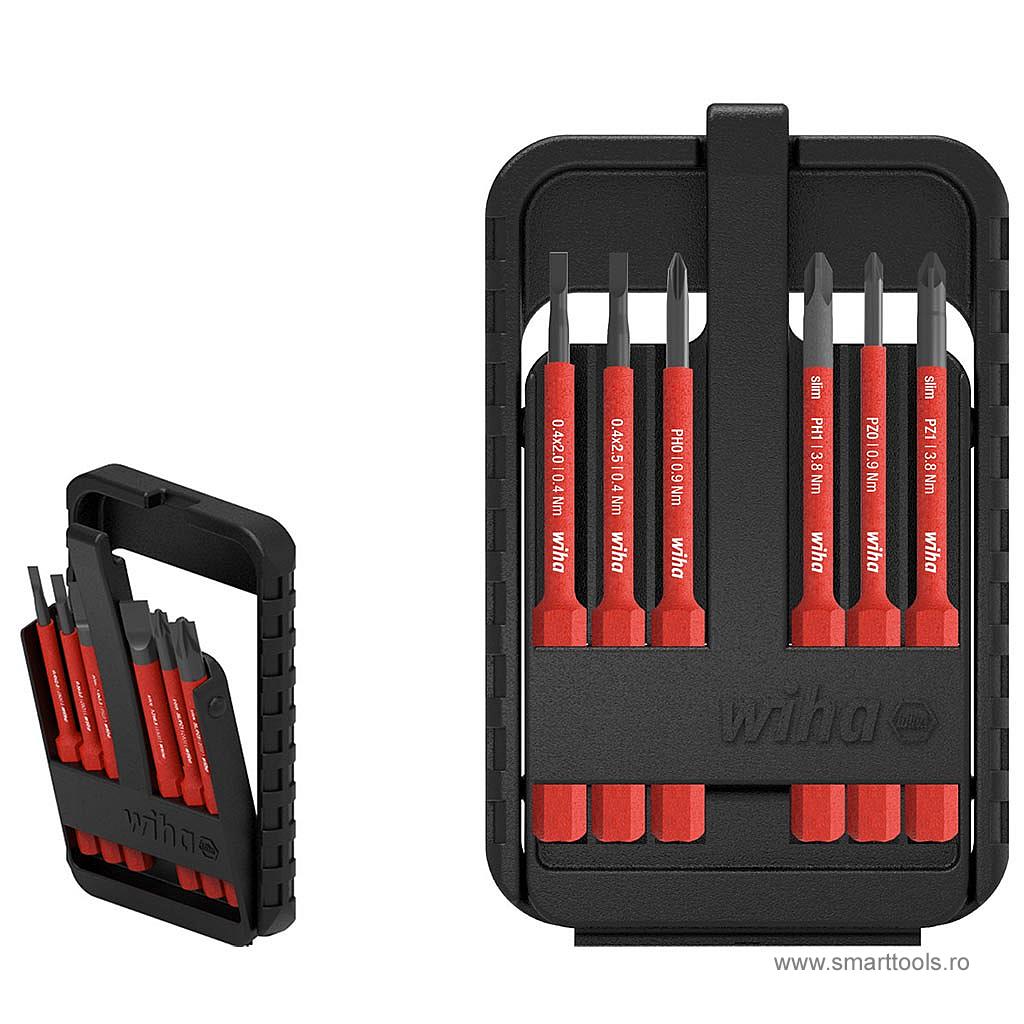 set-biti-izolati-la-1000v-slimbit-wiha-7-piese set-biti-izolati-la-1000v-slimbit-wiha-7-piese