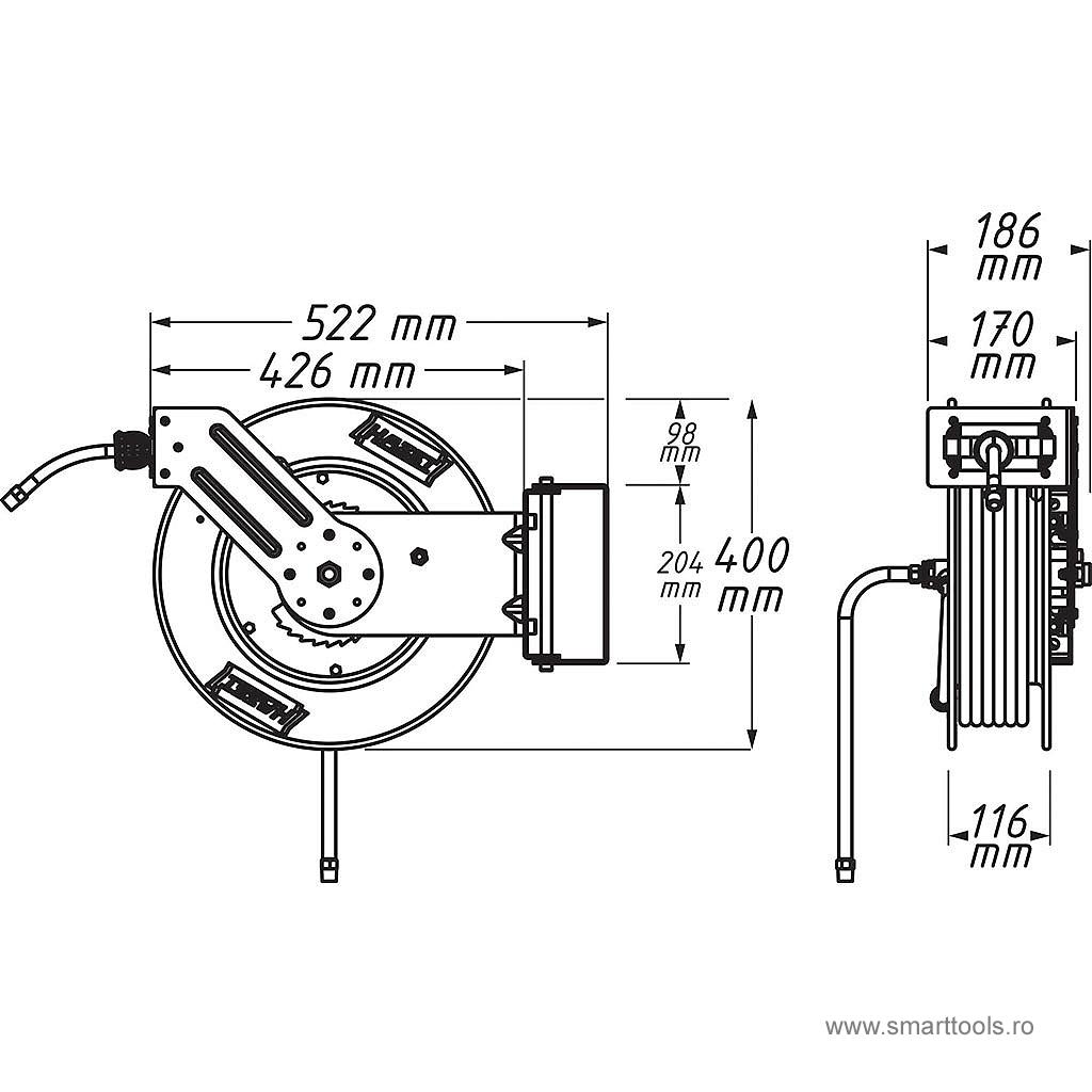 tambur-deschis-pentru-furtun