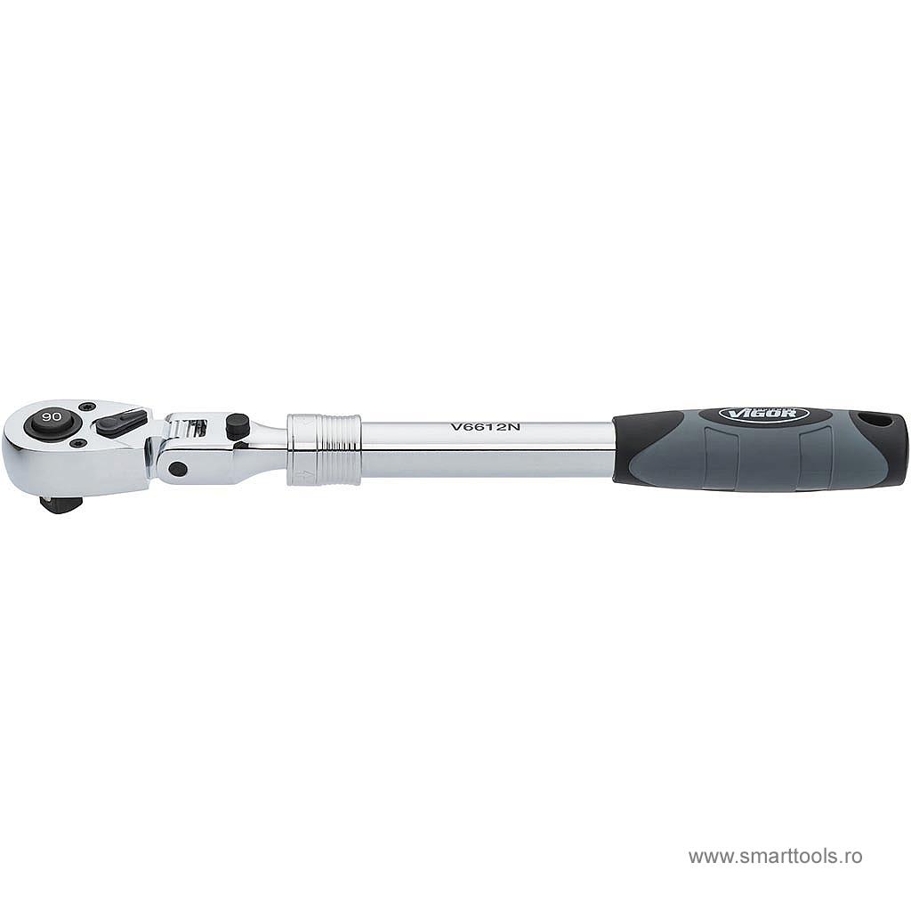 Clichet reversibil telescopic cu articulație, 1/2