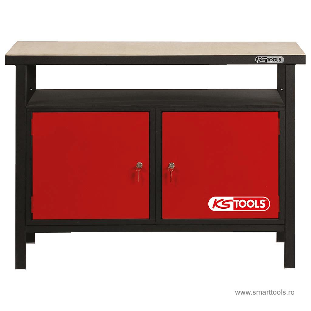 Banc de lucru PROFI cu 2 usi, Ks Tools
