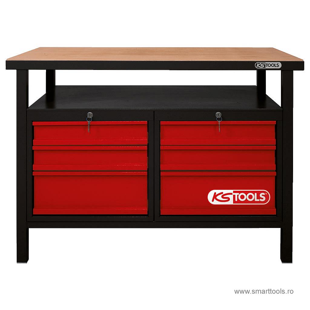 Banc de lucru PROFI cu 6 sertare