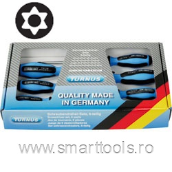 Set surubelnite TORX security - cu gaura 6 piese